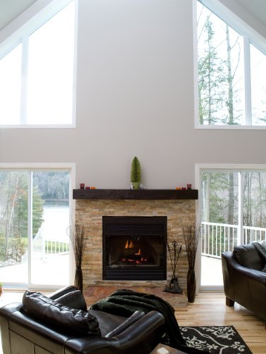 How to Adjust a Gas Log Fireplace Flame Hunker