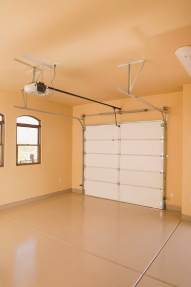 How To Convert A Garage Door Opening, Convert Garage Door Opener To Wall Mount