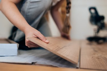 How can I get rid of steam mop burn mark on laminate flooring