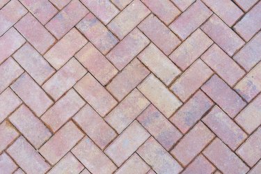 beautiful background of paving slabs closeup