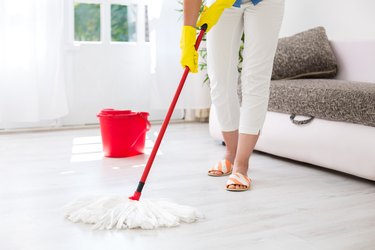 Cleaning floor