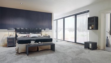 Modern bedroom interior.