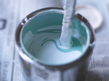 stirring paint