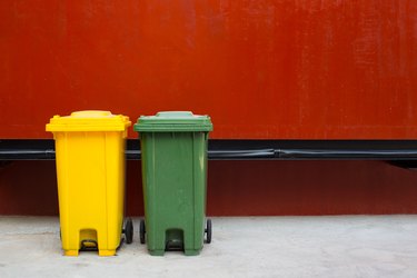 wheelie bins for rubbish, recycling and waste