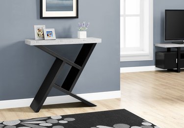 Console Tables for Small Spaces geometric
