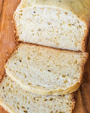 The Sum of Yum Parmesan Garlic Bread for bread machine