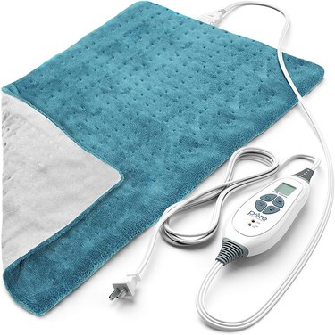 aqua heating pad with cord and remote