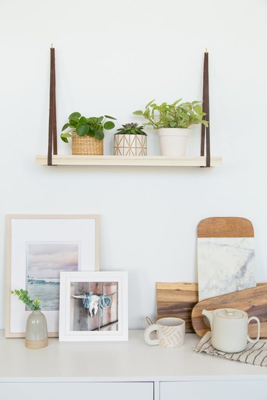 DIY Hanging Plant Shelf