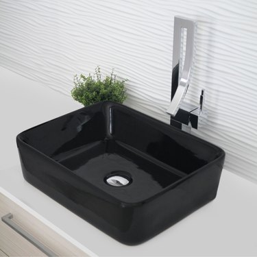 Ceramic Bathroom Sink Ceramic Rectangular Vessel Bathroom Sink from Wayfair
