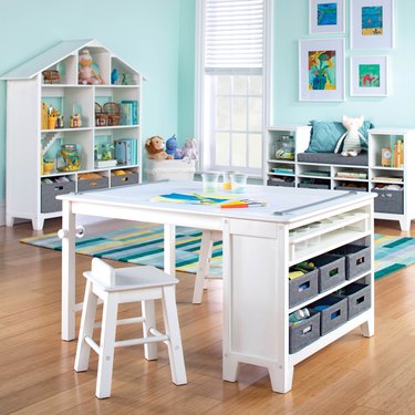 Martha Stewart Living and Learning Kids' Collection Kids' 3-Piece Play/Activity Table and Chair Set