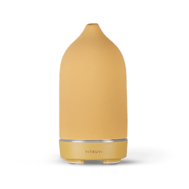 essential oil diffuser in mustard color