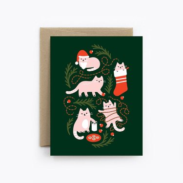 christmas cat card