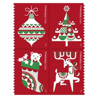 christmas themed stamps