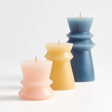 sculptural candles