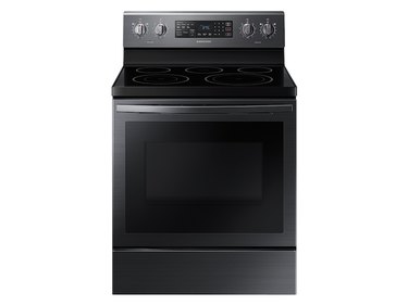 Samsung 5.9 cu. ft. Freestanding Electric Range with Air Fry and Convection in Black Stainless Steel, $989 eco-friendly stove oven