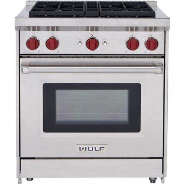 Wolf 30" Gas Range, $5,390 eco-friendly stove oven