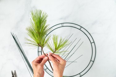 forage wreath tutorial