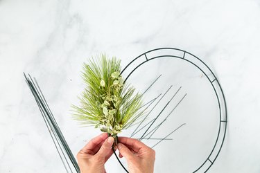 forage wreath tutorial