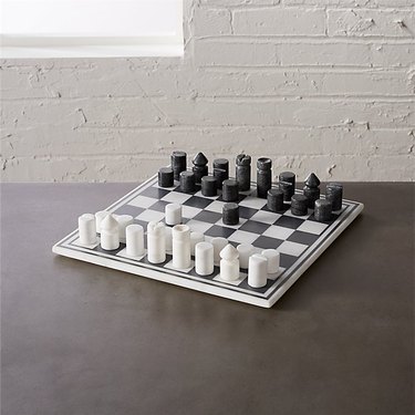 CB2 Marble Chess Game, $99.95