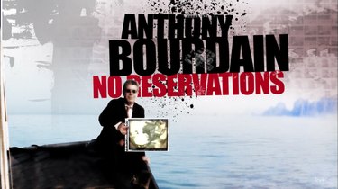 title card of no reservations