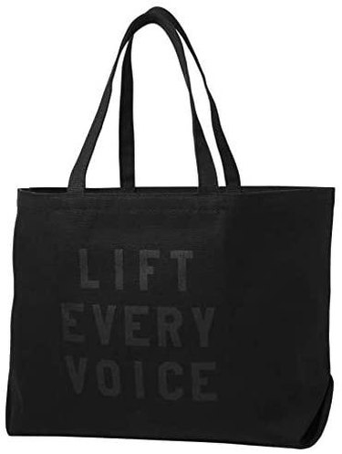 tote that says lift every voice