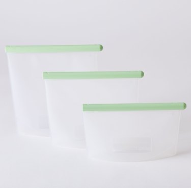 silicone bags for food storage containers