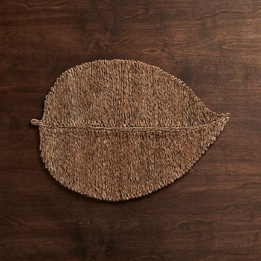 fiber leaf placemat