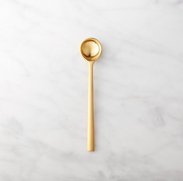 gold tasting spoon