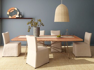 natural style dining room