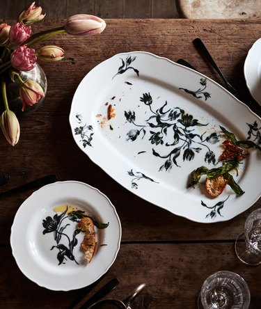 ikea floral dishes