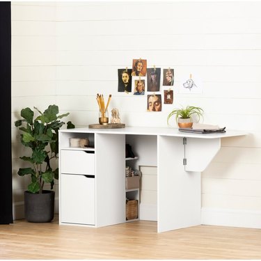 Craft Table with Storage