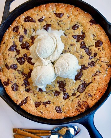 Just a Taste Ultimate Skillet Chocolate Chip Cookie