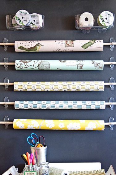 Wrapping Paper Storage Ideas and Inspiration