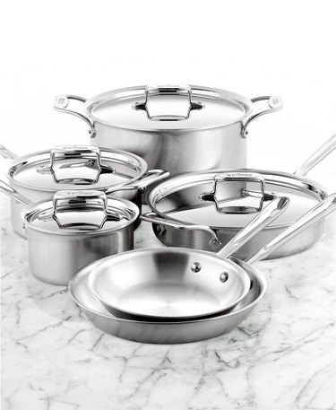 all-clad stainless steel cookware set