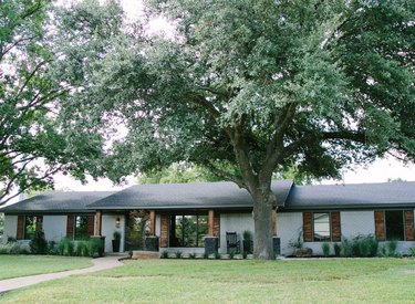 brick ranch style house