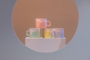 Wilcoxson Handmade Color Drip Mugs, $129