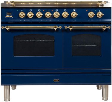 blue colorful stove Best Stoves for Color Lovers