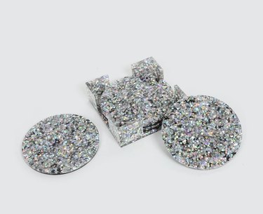 sparkly coaster set