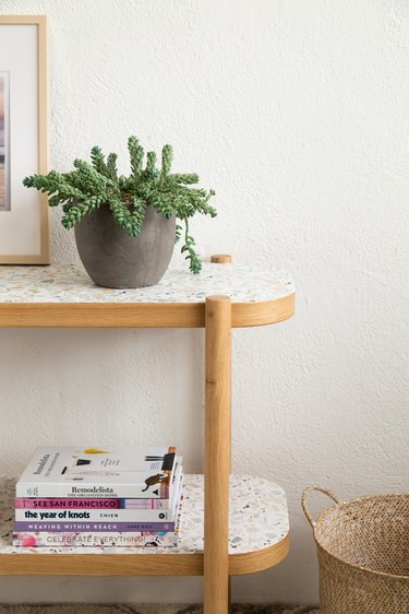 IKEA Hack with removable wallpaper