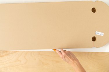 IKEA Hack with removable wallpaper