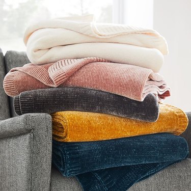 West Elm Luxe Chenille Throw