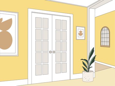 french door illustration