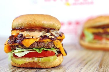 Dinner, then Dessert In-N-Out Double Double, Animal-Style