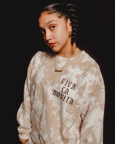 Viva La Bonita Tan Cloud Tie Dye Sweatshirt and sweatpants