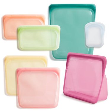 colorful stasher silicone bag