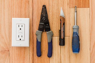 Here's what you'll need to change out an unsightly wall outlet.