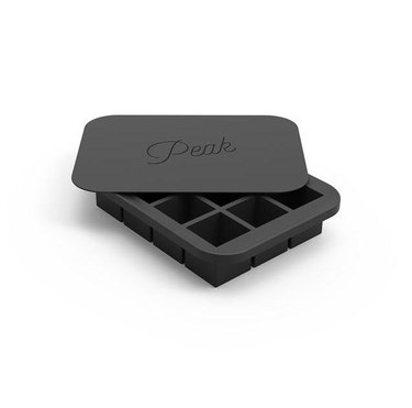 black ice cube tray