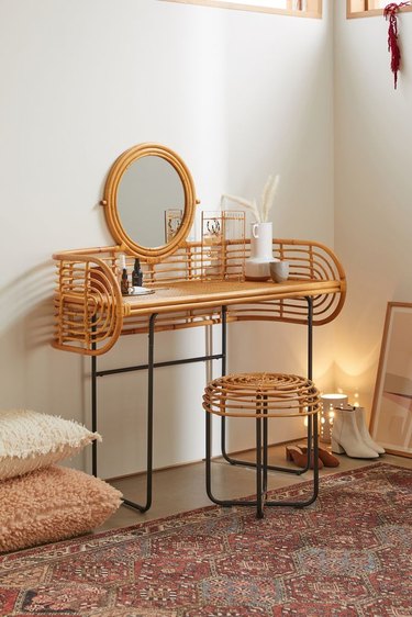Urban Outfitters Mikko Vanity with matching stool