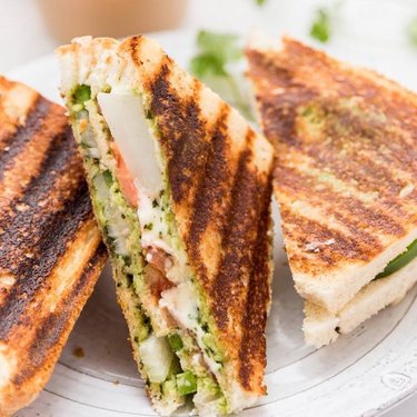 Cook With Manali Bombay Veggie Grilled Cheese