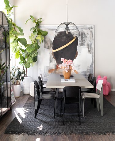 dining room of Duett Interiors founder Tiffany Thompson